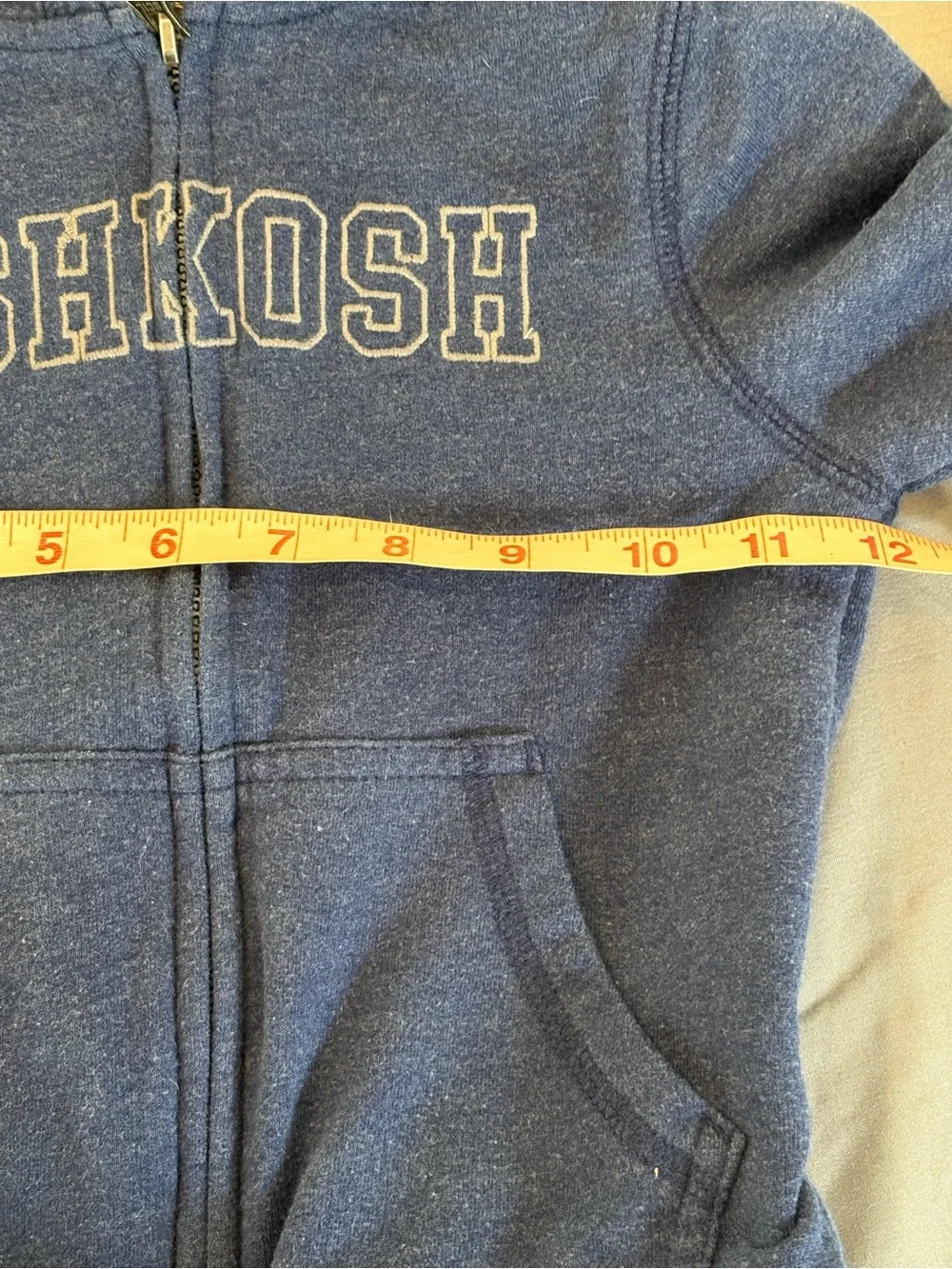 /OshKosh B'gosh Blue Zip-up Long Sleeve Hoodie Sz 3T